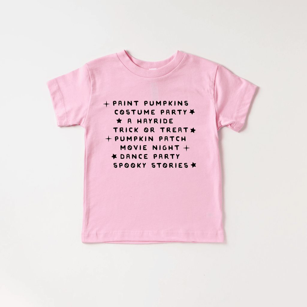 Pumpkin Spooky Stories tee - toddler and youth sizes, Halloween collection by Benny and Ray Apparel