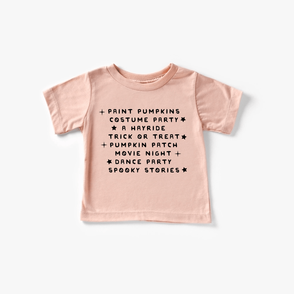 Pumpkin Spooky Stories tee - toddler and youth sizes, Halloween collection by Benny and Ray Apparel