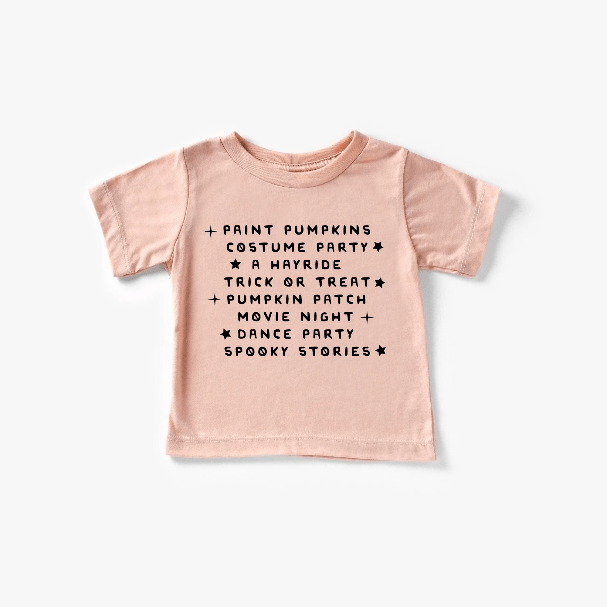 Pumpkin Spooky Stories tee - toddler and youth sizes, Halloween collection by Benny and Ray Apparel