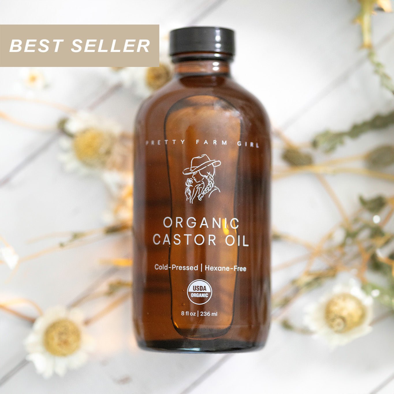 Pure Organic Cold Pressed Hexane-Free Castor Oil Castor Oil La Vie Bien Pure Organic Cold Pressed Hexane-Free Castor Oil