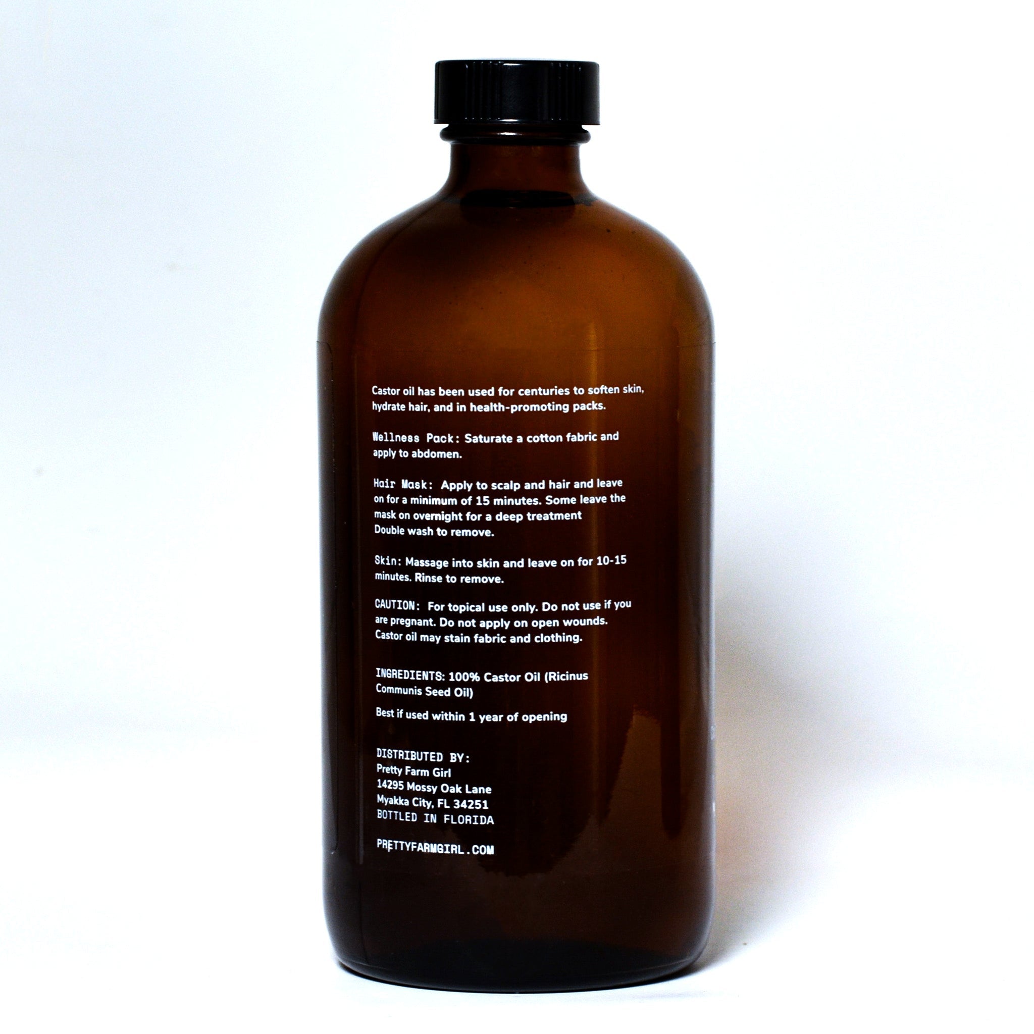 Pure Organic Cold Pressed Hexane-Free Castor Oil Castor Oil La Vie Bien Pure Organic Cold Pressed Hexane-Free Castor Oil