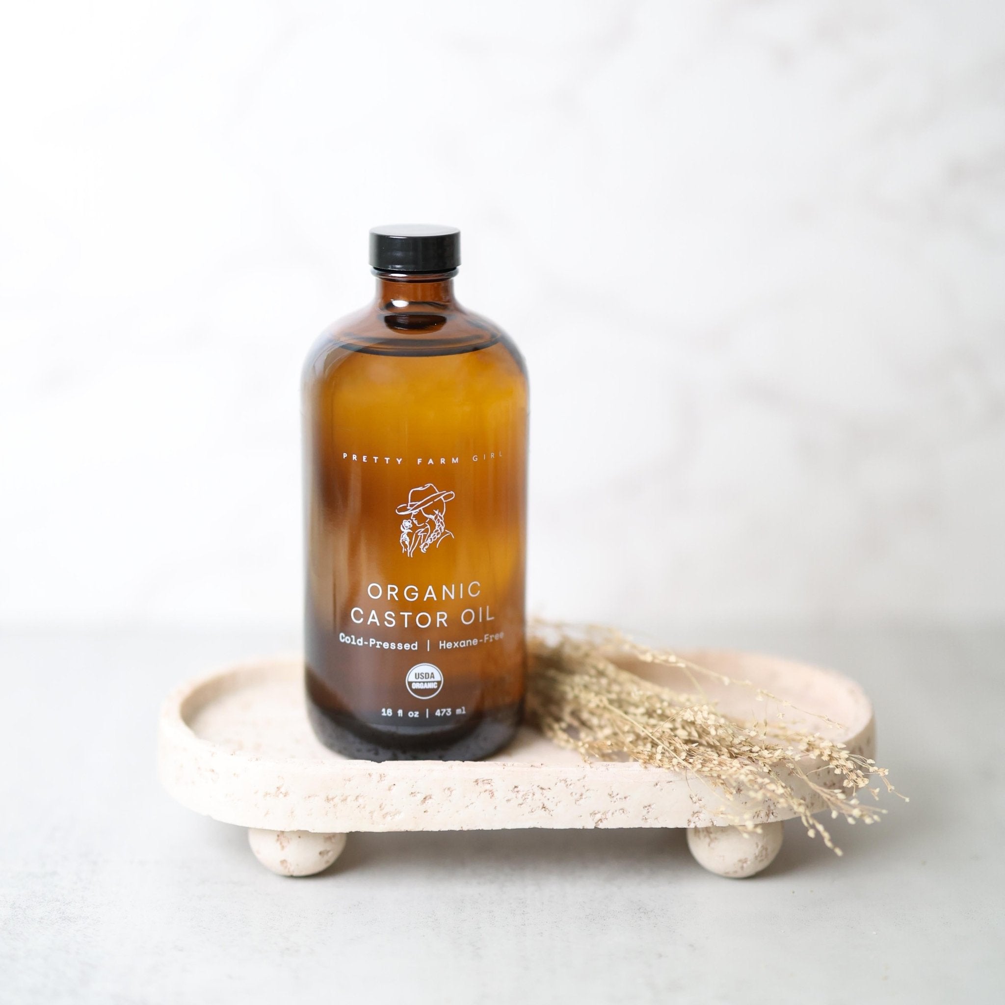 Pure Organic Cold Pressed Hexane-Free Castor Oil Castor Oil La Vie Bien Pure Organic Cold Pressed Hexane-Free Castor Oil