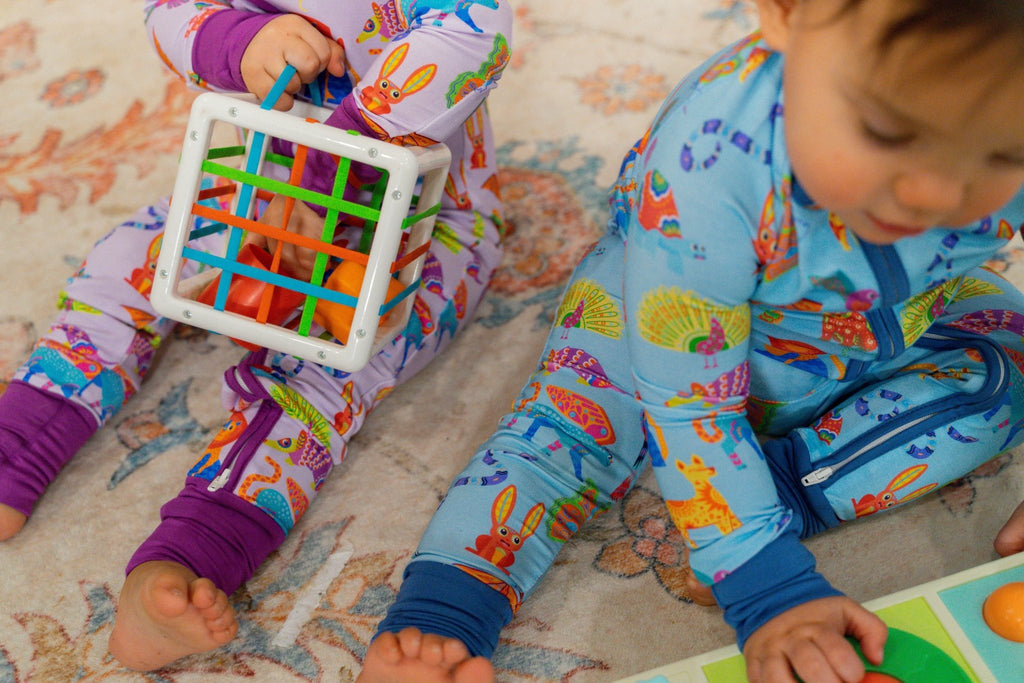 Purple Alebrije Bamboo Pajamas La Vie Bien Purple Alebrije Bamboo Pajamas