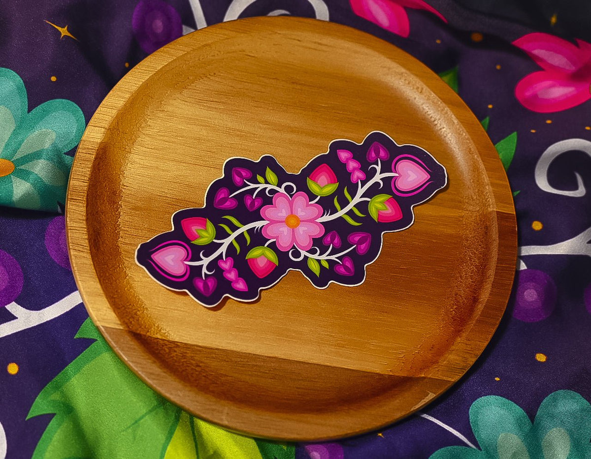 Purple AnishinaaBAE Sticker La Vie Bien Purple AnishinaaBAE Sticker