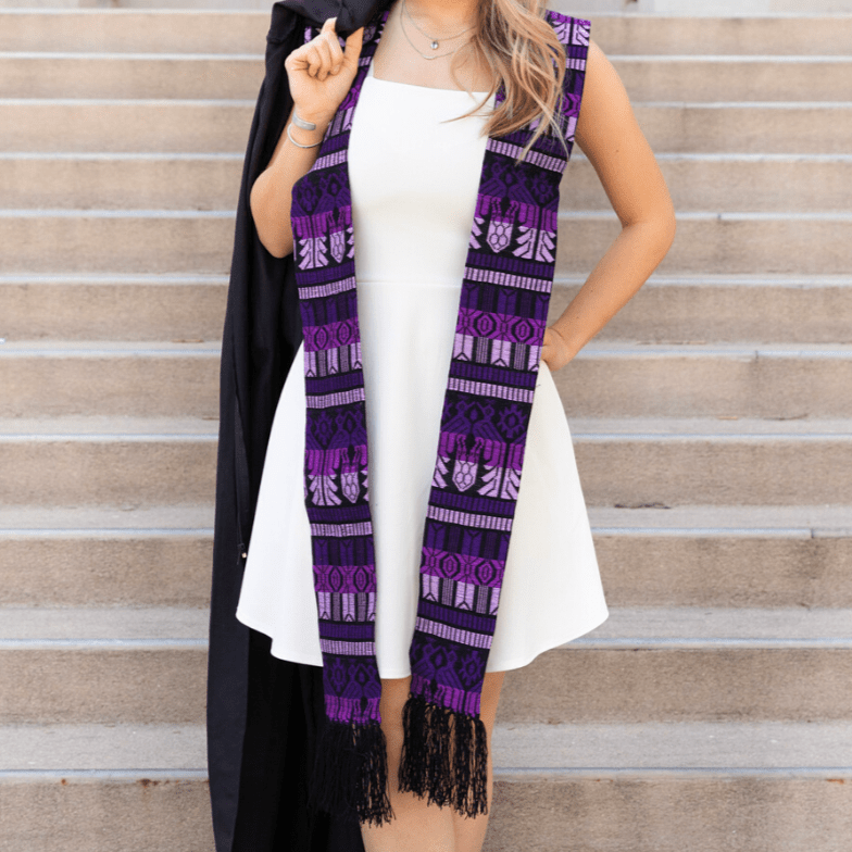 Purple Brocaded Stole Religious La Vie Bien Purple Brocaded Stole