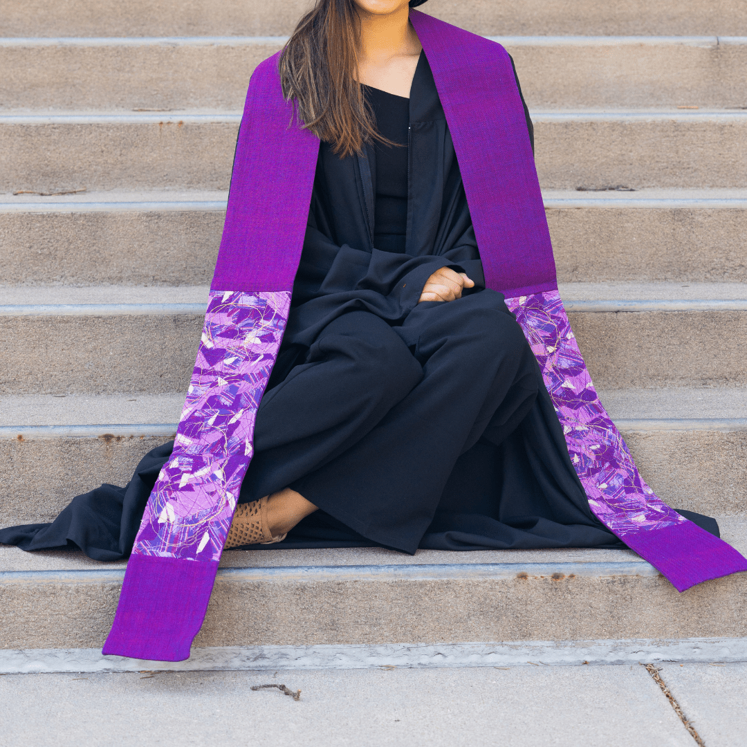 Purple Contemporary Clergy Stole Religious La Vie Bien Purple Contemporary Clergy Stole