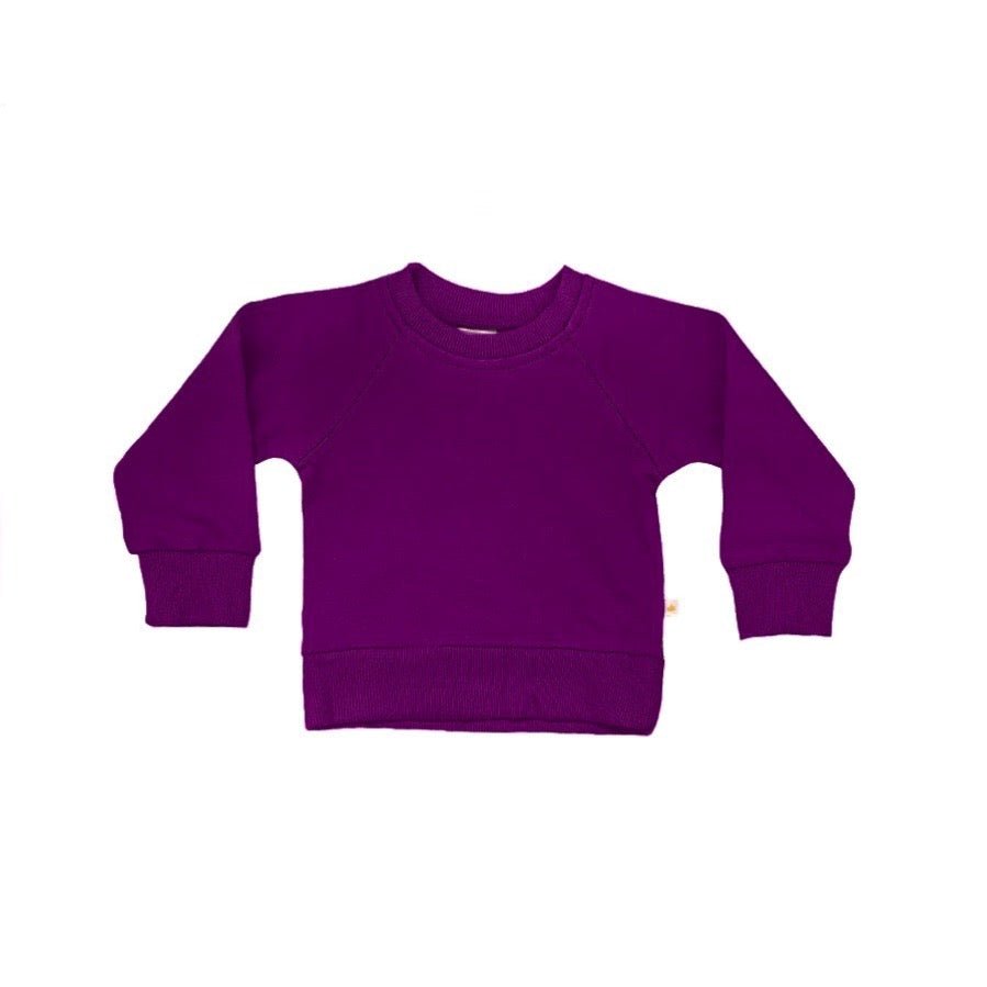 Purple Crewneck Jersey Sweatshirt Sweatshirt La Vie Bien Purple Crewneck Jersey Sweatshirt