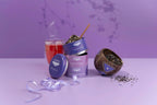 Purple Tea Trio Tin & Spoon - Organic, Fair-Trade Tea Gift by Ethical Trade Co