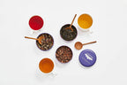 Purple Tea Trio Tin & Spoon - Organic, Fair-Trade Tea Gift by Ethical Trade Co