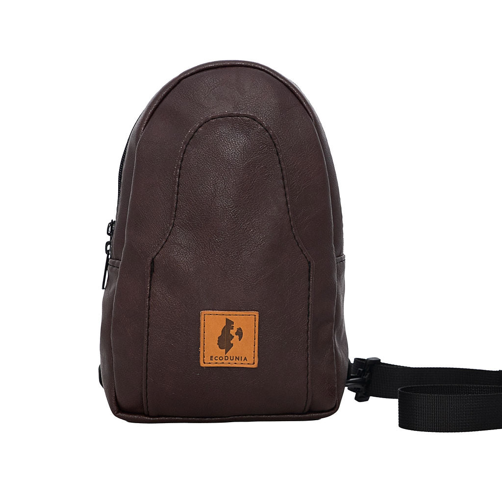 Small Vegan Leather Sling Bag - Crossbody | Buru