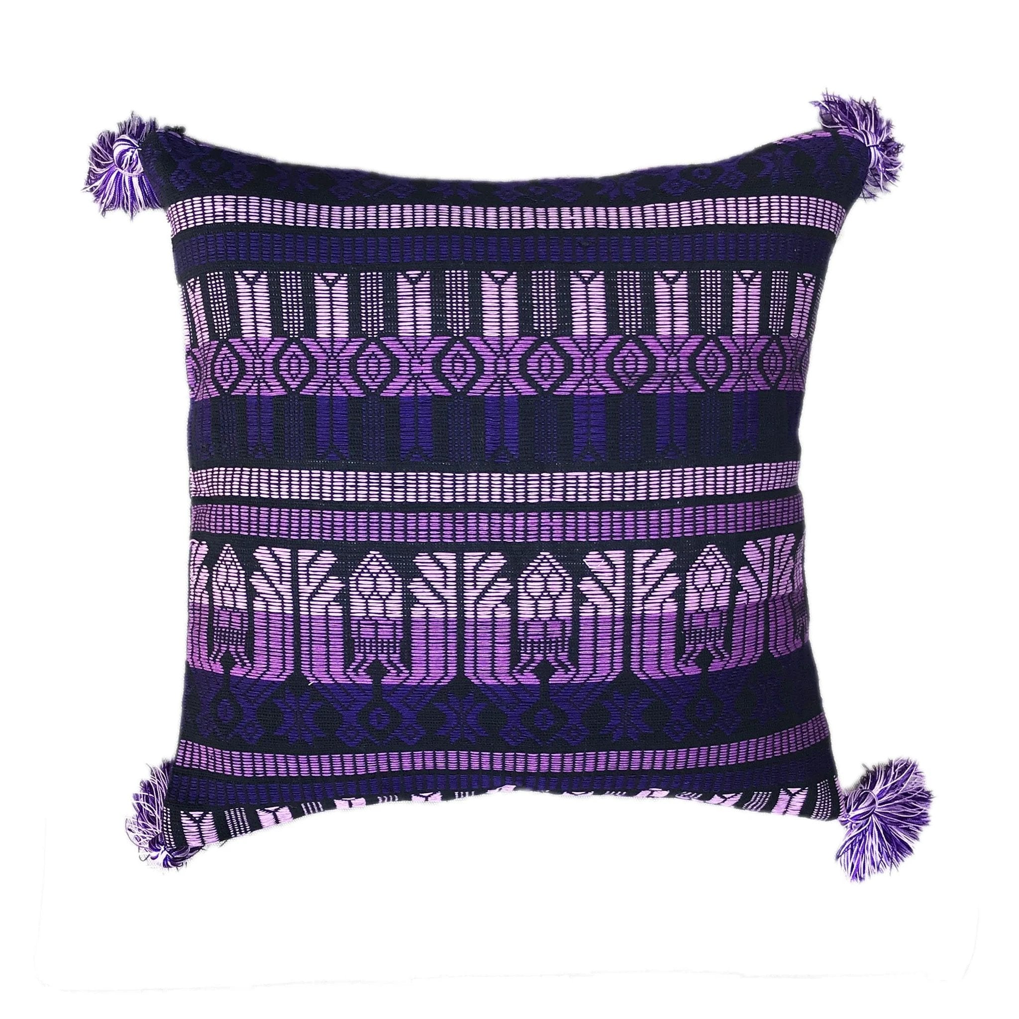 Guatemalan Brocade Throw Pillow by Upavim Crafts