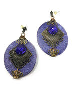 Purple Earrings