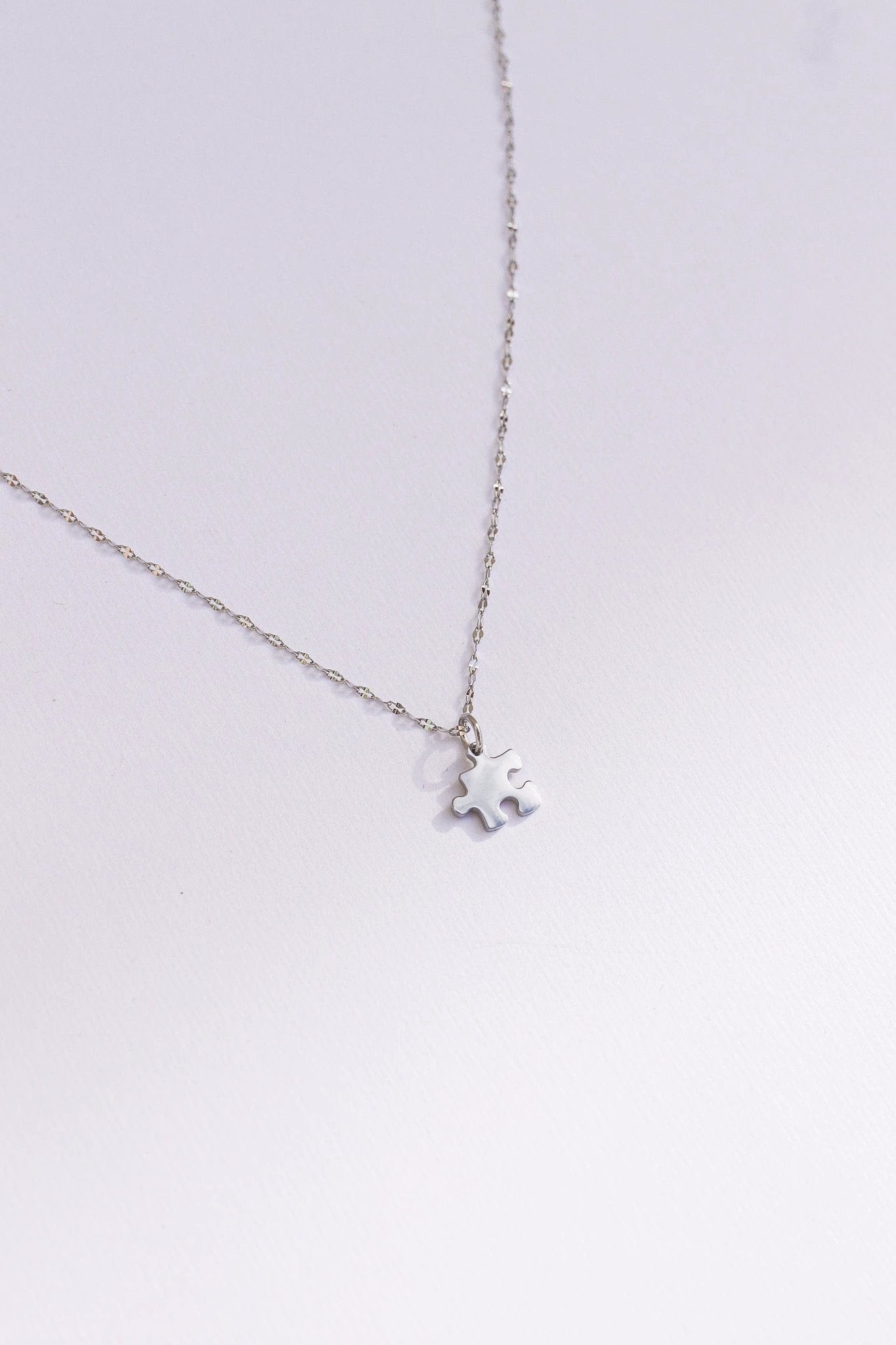 Puzzle Piece Necklace by Rose & Clay