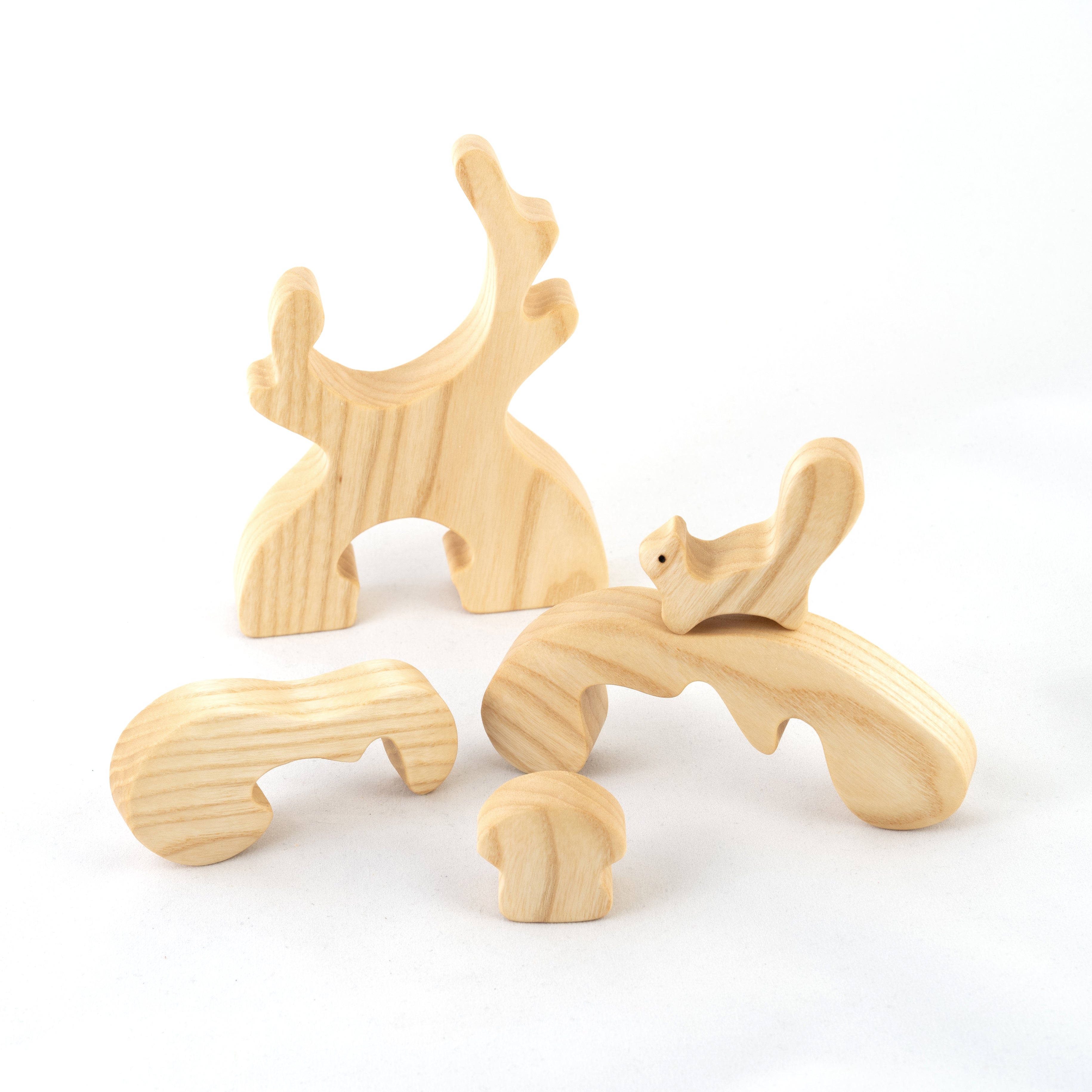 Natural Tree with Fox and mushroom Puzzle