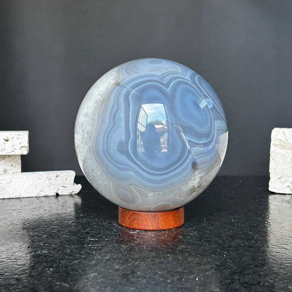 Quartz sphere with agate layers, Crystal Ball 4 Lb, Large Agate sphere, Top quality crystal ball Amethyst Geodes La Vie Bien Quartz sphere with agate layers, Crystal Ball 4 Lb, Large Agate sphere, Top quality crystal ball