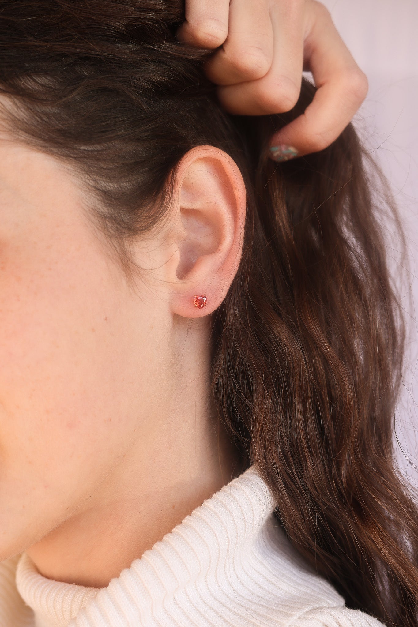 Queen of Hearts Flat Back Stud La Vie Bien Queen of Hearts Flat Back Stud