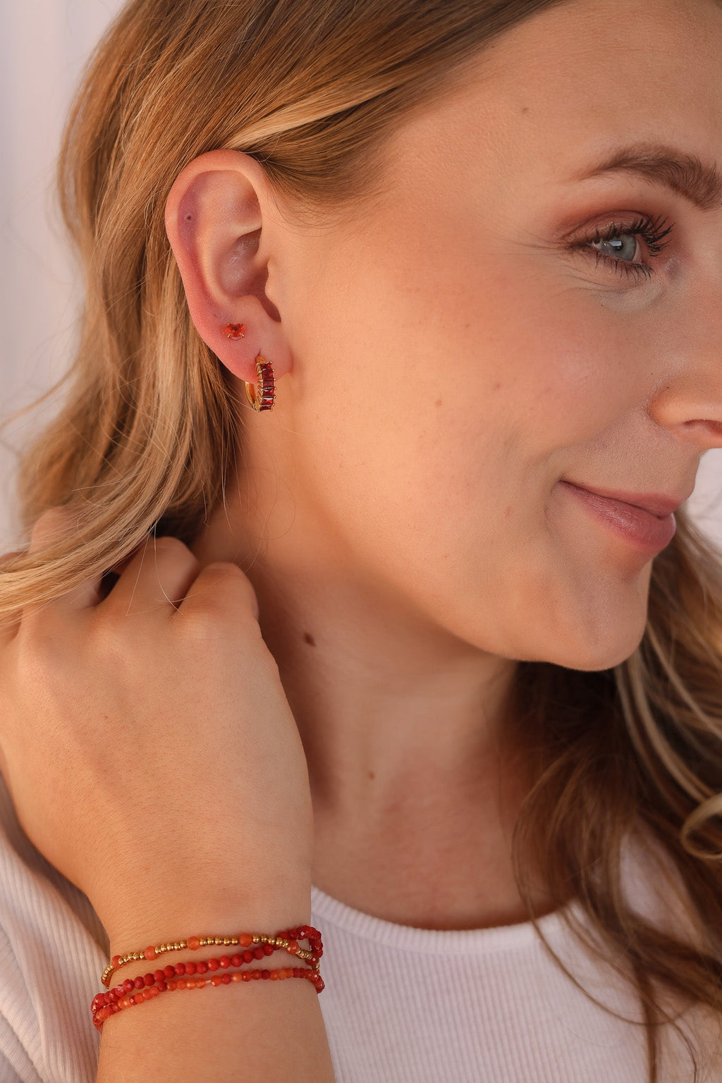 Queen of Hearts Flat Back Stud La Vie Bien Queen of Hearts Flat Back Stud