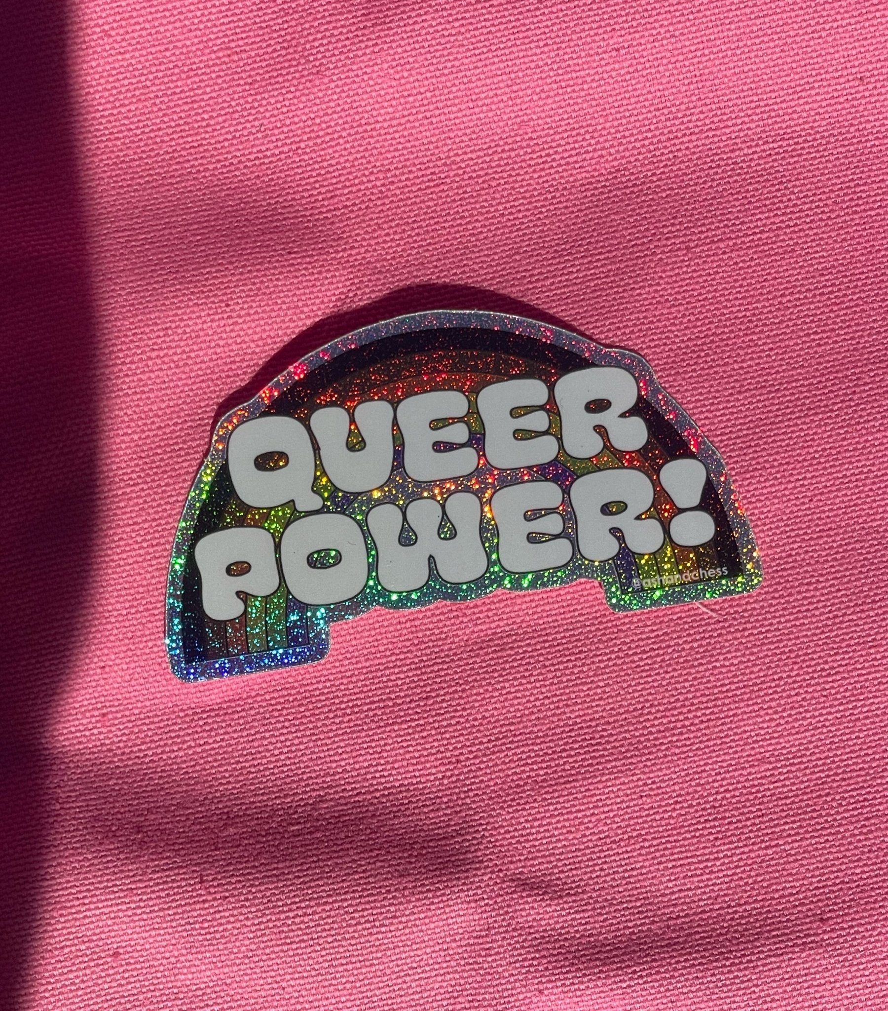 Queer Power Sticker Stickers La Vie Bien Queer Power Sticker