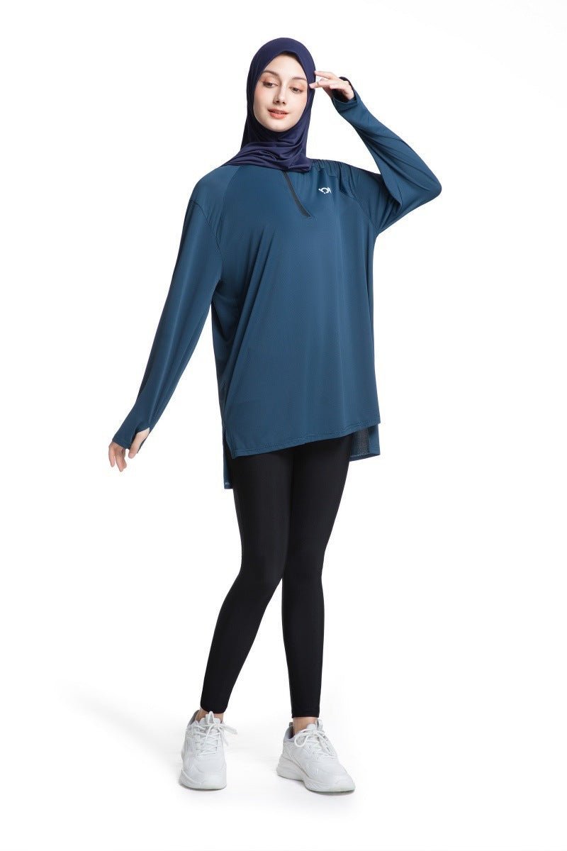 Quick-Dry Activewear with Thumb Holes Sports Top (MS289) La Vie Bien Quick-Dry Activewear with Thumb Holes Sports Top (MS289)