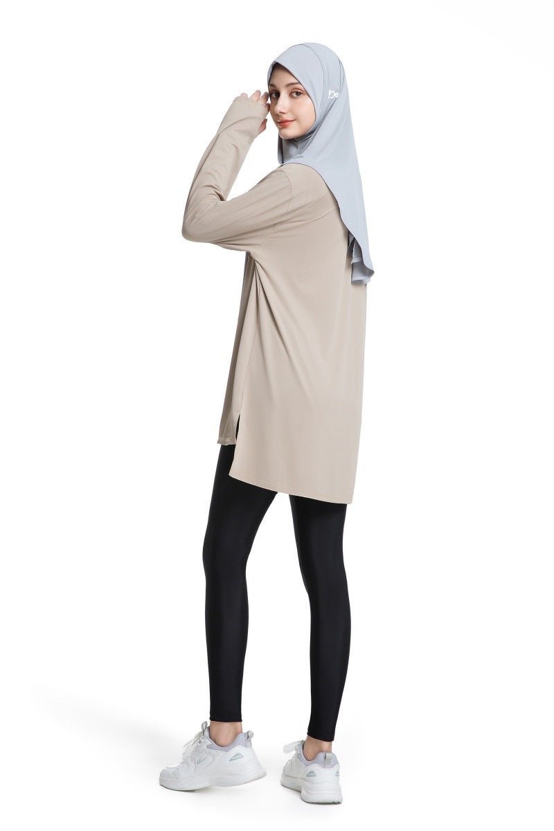 Quick-Dry Activewear with Thumb Holes Sports Top (MS289) La Vie Bien Quick-Dry Activewear with Thumb Holes Sports Top (MS289)