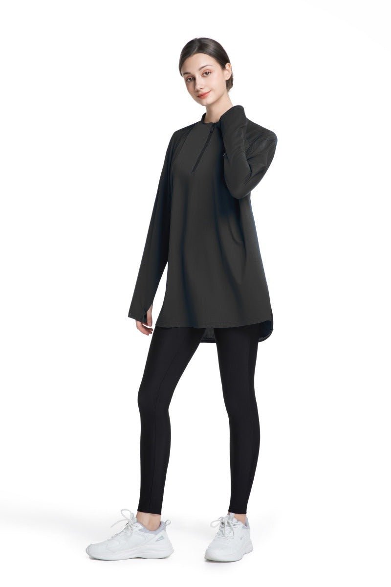 Quick-Dry Activewear with Thumb Holes Sports Top (MS289) La Vie Bien Quick-Dry Activewear with Thumb Holes Sports Top (MS289)