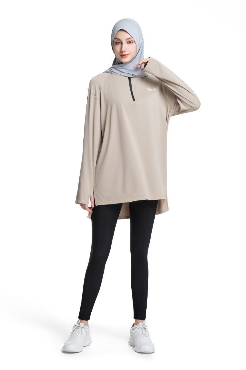 Quick-Dry Activewear with Thumb Holes Sports Top (MS289) La Vie Bien Quick-Dry Activewear with Thumb Holes Sports Top (MS289)