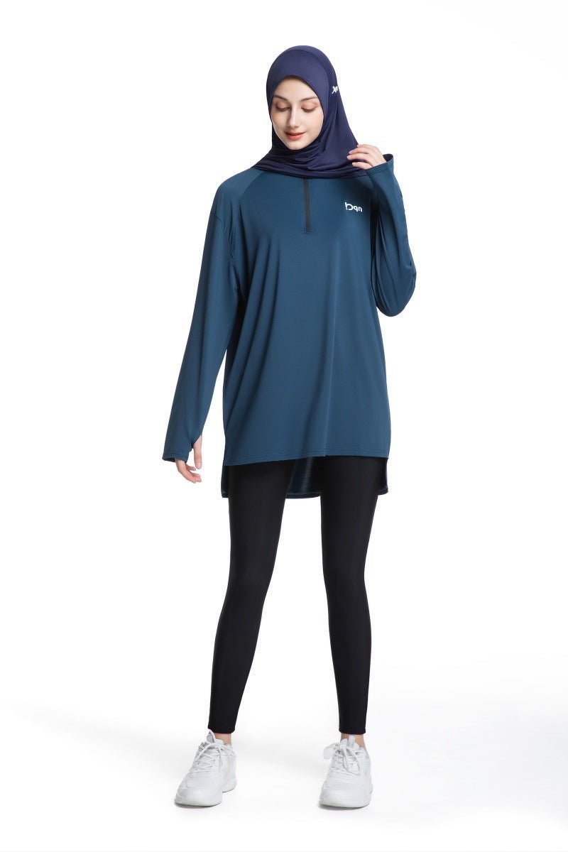 Quick-Dry Activewear with Thumb Holes Sports Top (MS289) La Vie Bien Quick-Dry Activewear with Thumb Holes Sports Top (MS289)