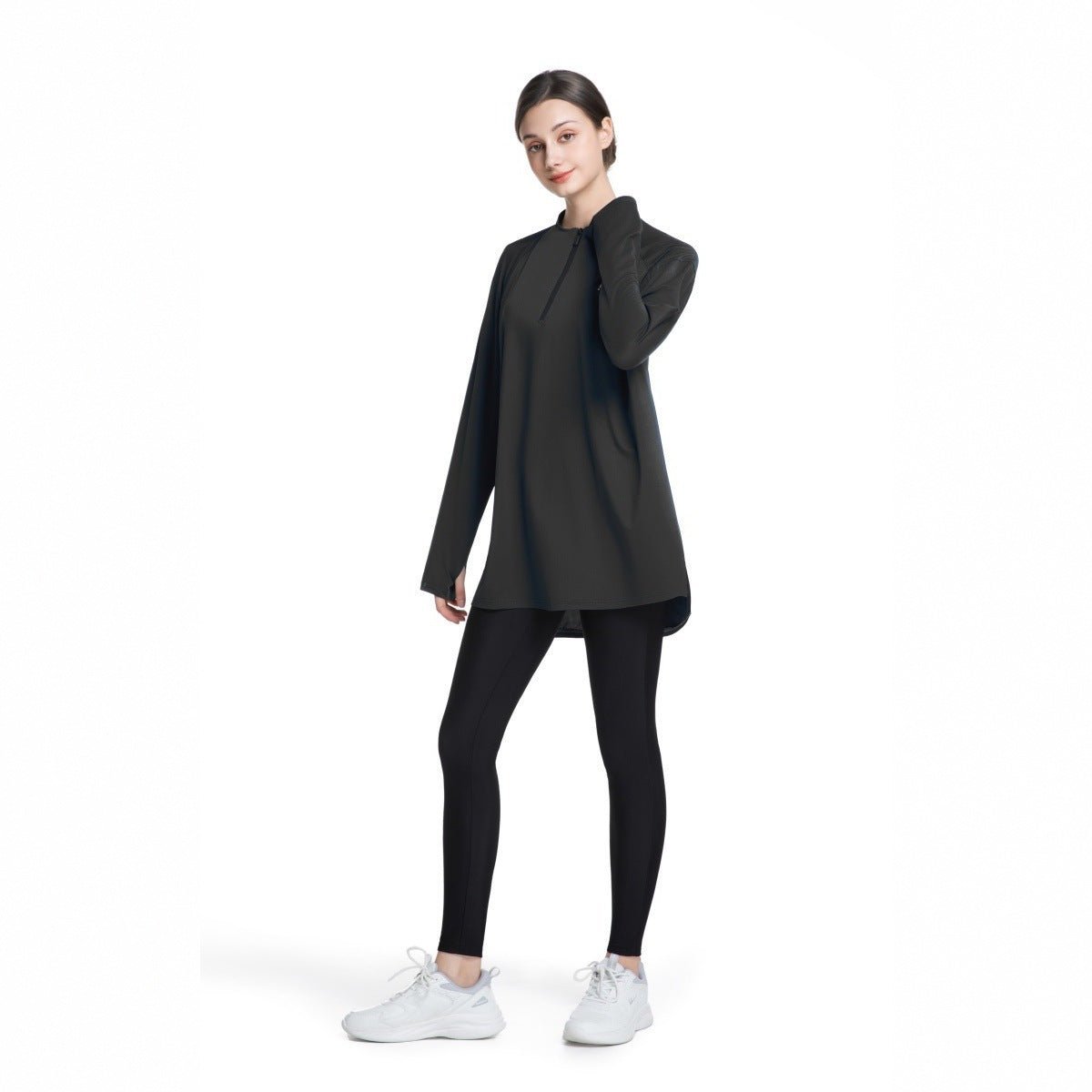 Quick-Dry Activewear with Thumb Holes Sports Top (MS289) La Vie Bien Quick-Dry Activewear with Thumb Holes Sports Top (MS289)