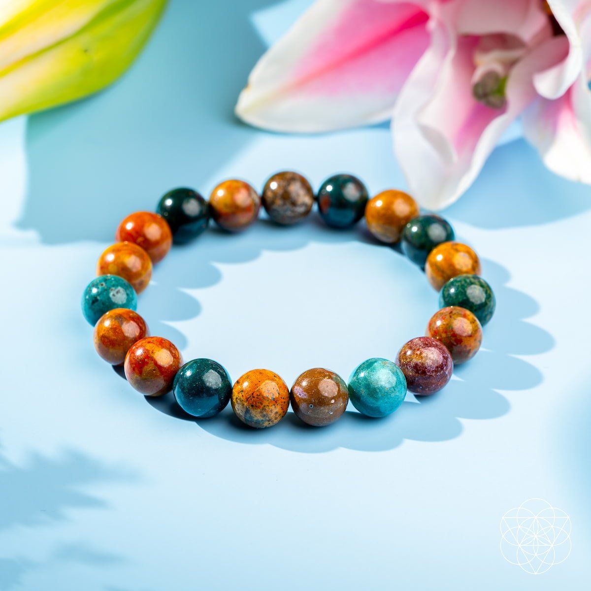 Quiet My Mind – Ocean Jasper Bracelet Bracelet La Vie Bien Quiet My Mind – Ocean Jasper Bracelet