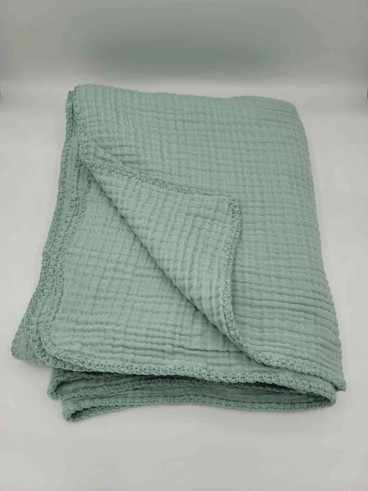 Quilted 4 Layers Muslin Blanket by Kalkedon Towels