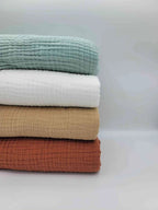 Quilted 4 Layers Muslin Blanket by Kalkedon Towels