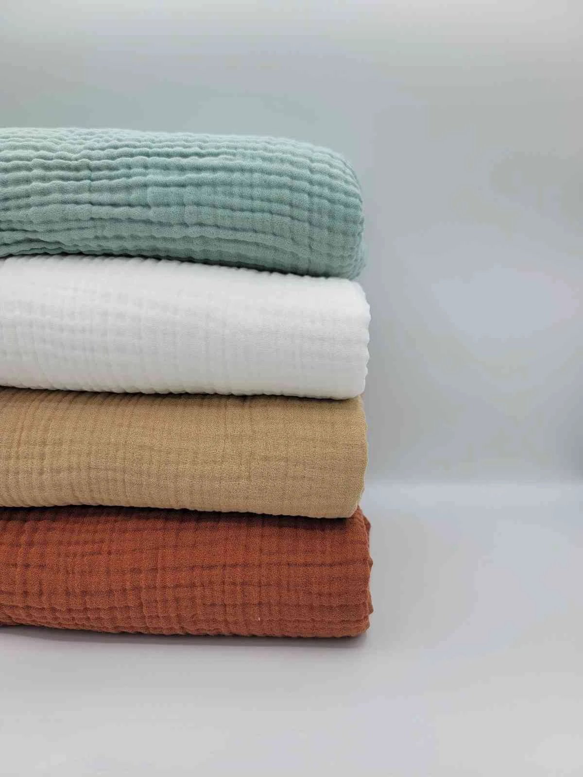 Quilted 4 Layers Muslin Blanket by Kalkedon Towels