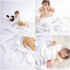 Quilted 4 Layers Muslin Blanket by Kalkedon Towels