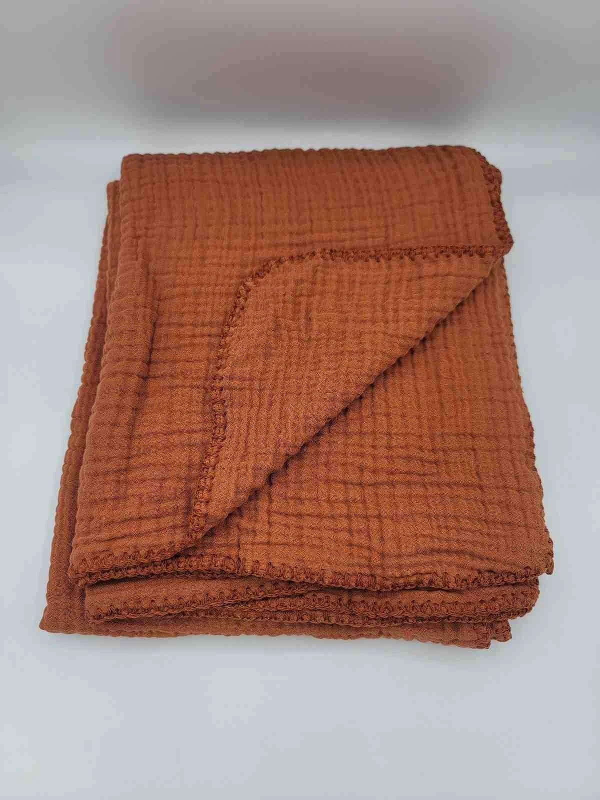 Quilted 4 Layers Muslin Blanket by Kalkedon Towels