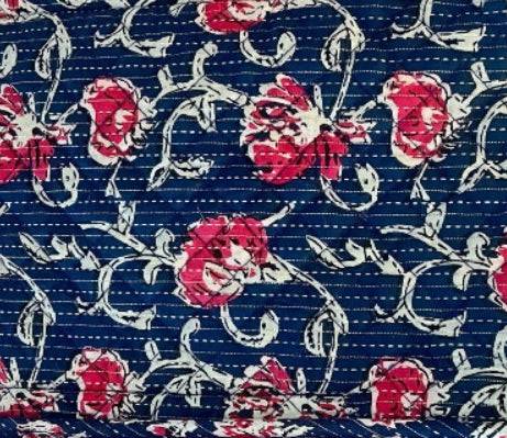 Quilted Cotton Tote Clothing and Accessories La Vie Bien Quilted Cotton Tote