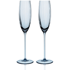 Quinn Mouth - Blown Crystal Glassware – Premium Coastal Entertaining (Ocean Blue) Tableware La Vie Bien Quinn Mouth - Blown Crystal Glassware – Premium Coastal Entertaining (Ocean Blue)