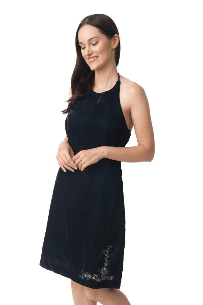 Binni Velvet Mini Dress