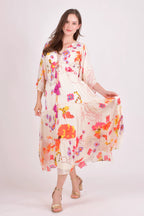Grasie Floral Ruffle Maxi Dress by Raas