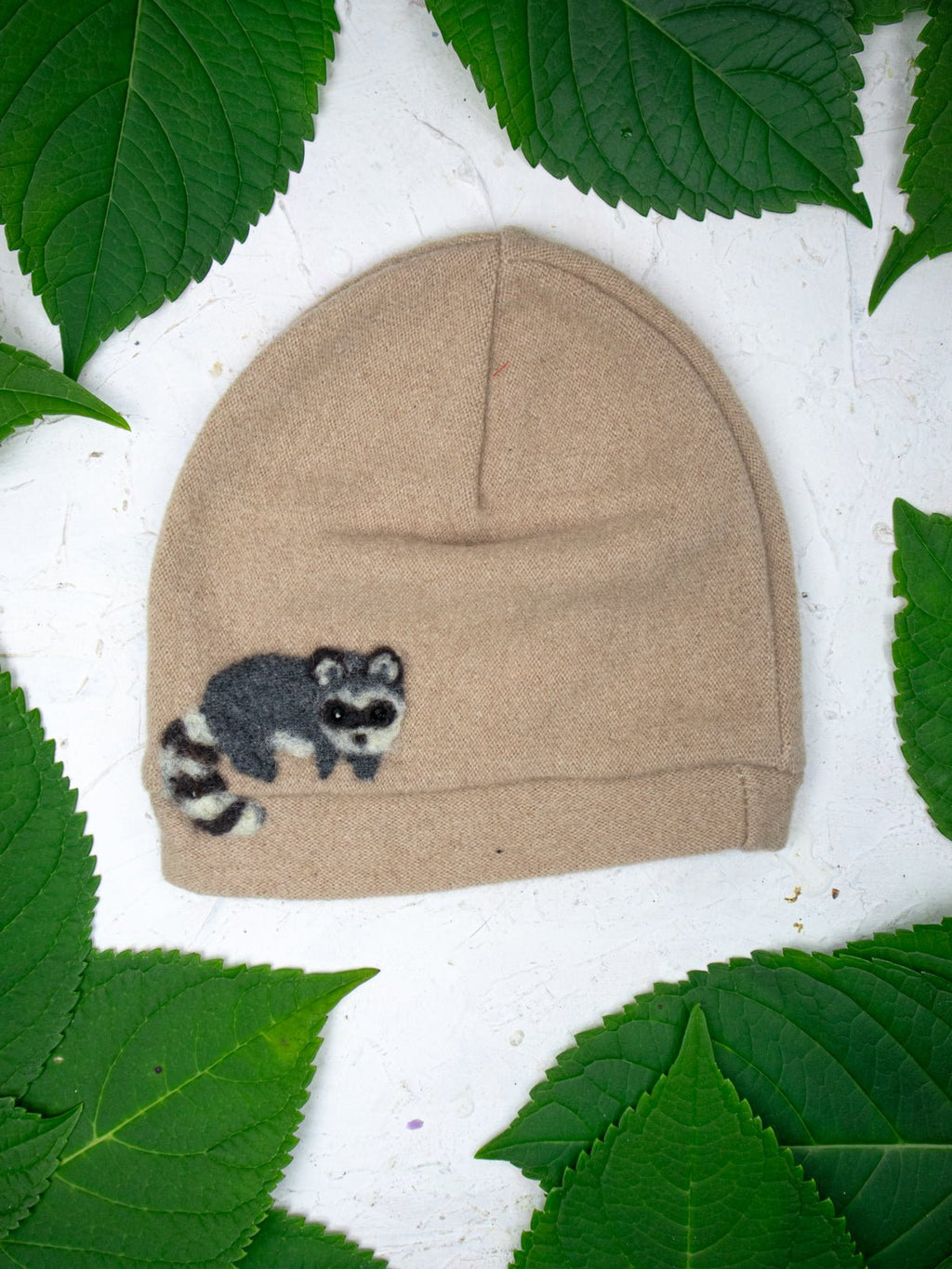 Raccoon Cashmere Hat - Toddler hat La Vie Bien Raccoon Cashmere Hat - Toddler