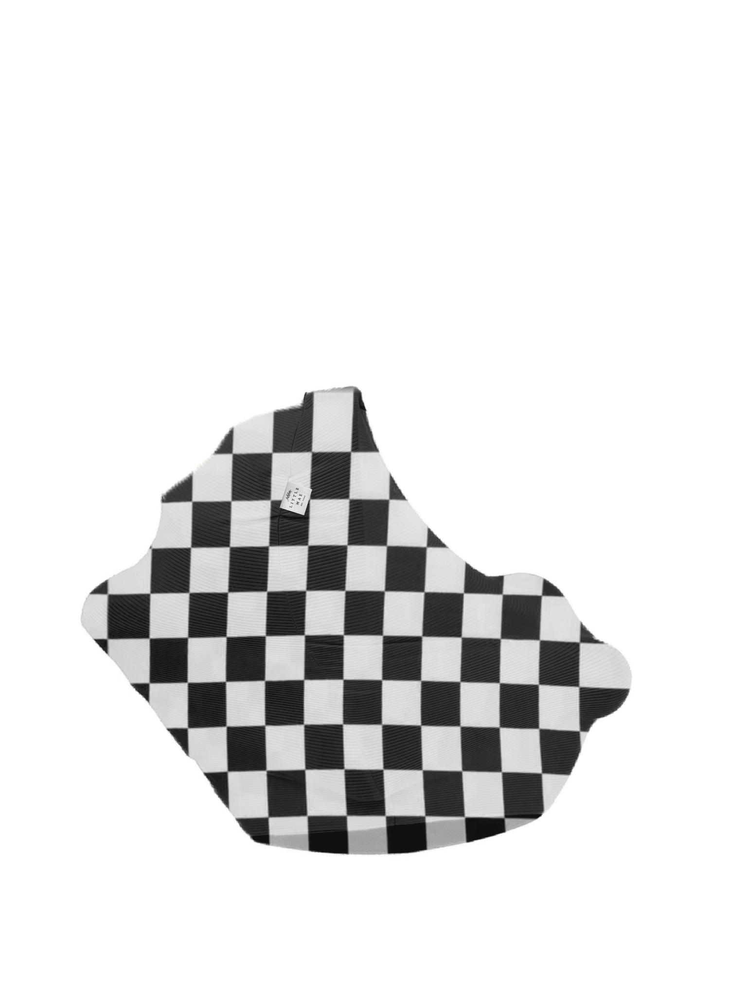 Race Black & White Checkered Carseat Cover La Vie Bien Race Black & White Checkered Carseat Cover