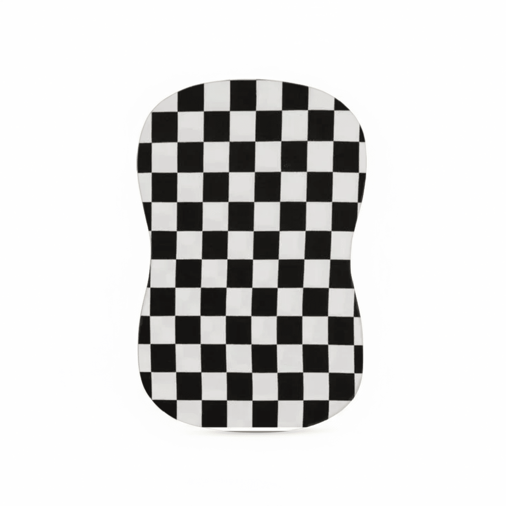 Race Checkered Baby Lounger Cover La Vie Bien Race Checkered Baby Lounger Cover