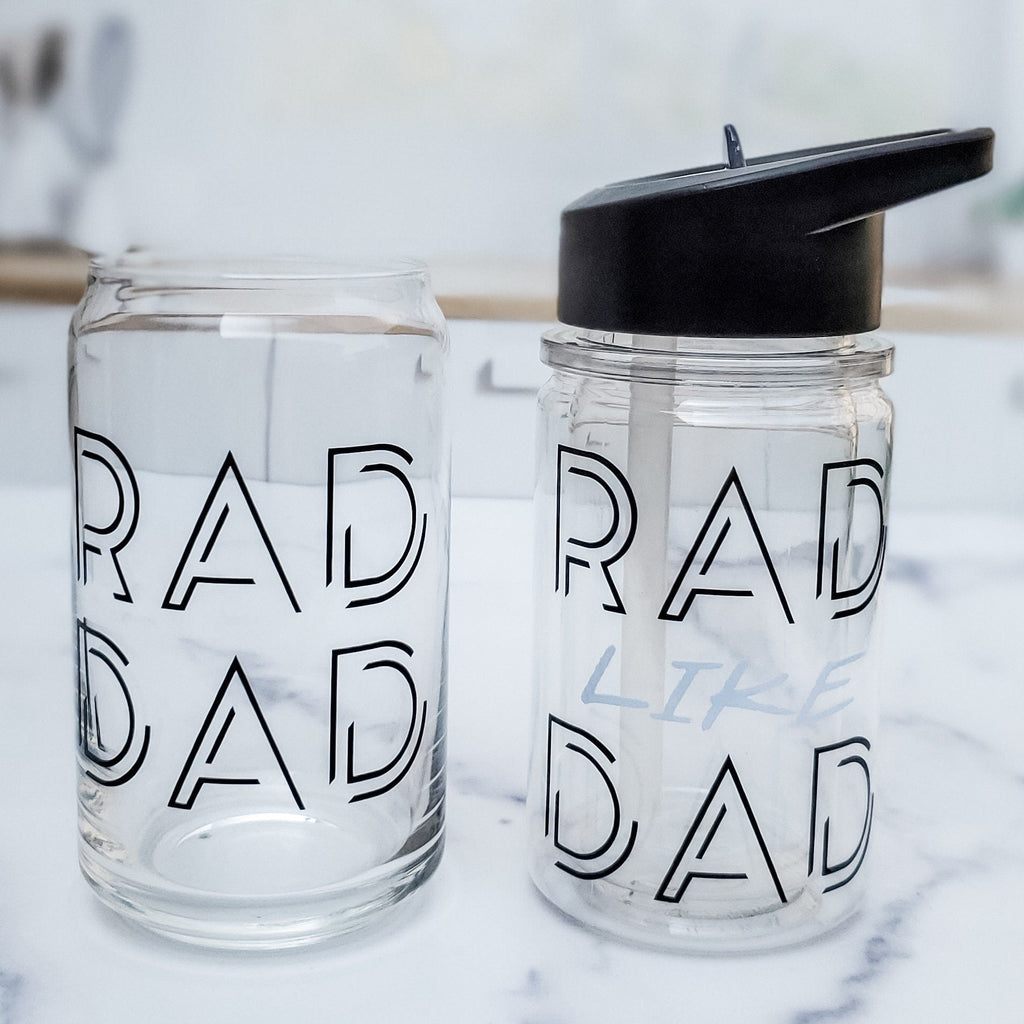 Rad Like Dad Daddy and Me Cup Set Drinkware La Vie Bien Rad Like Dad Daddy and Me Cup Set