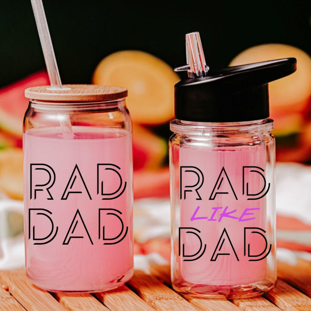Rad Like Dad Daddy and Me Cup Set Drinkware La Vie Bien Rad Like Dad Daddy and Me Cup Set