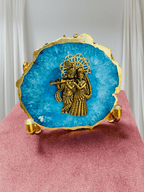 Radha Krishna on Agate with Stand & Suede Gift Box - Premium Gift for Any Occasion La Vie Bien Radha Krishna on Agate with Stand & Suede Gift Box - Premium Gift for Any Occasion