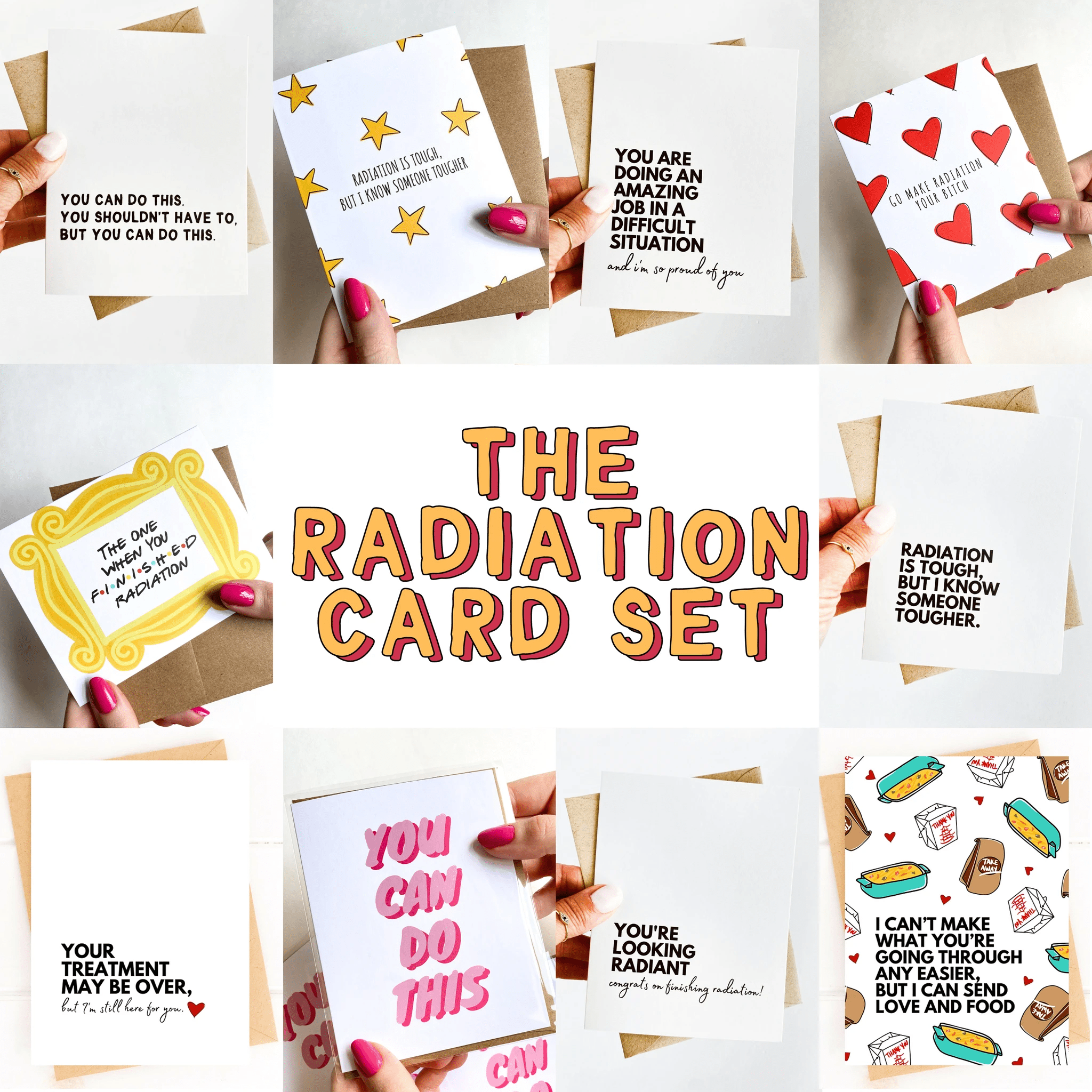 Radiation Support Card Set by Five Dot Post
