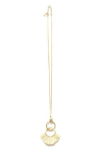Raffia Fringe Necklace by Fair Anita