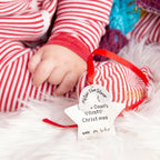 Rainbow Baby's First Christmas Star Ornament Holiday Ornaments La Vie Bien Rainbow Baby's First Christmas Star Ornament