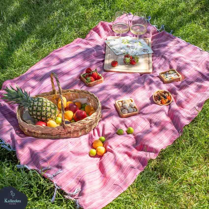 Rainbow Beach Towel - 100% Premium Turkish Cotton by Kalkedon Towels
