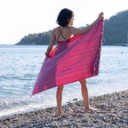 Rainbow Beach Towel - 100% Premium Turkish Cotton by Kalkedon Towels