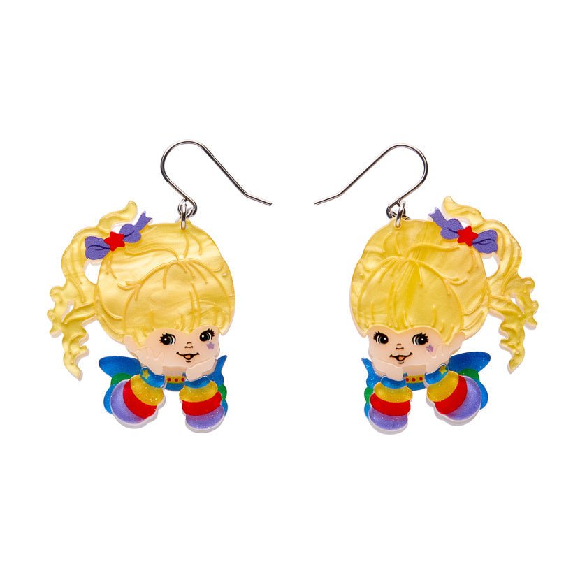 Rainbow Brite Drop Earrings by Erstwilder x Rainbow Brite Earrings La Vie Bien Rainbow Brite Drop Earrings by Erstwilder x Rainbow Brite